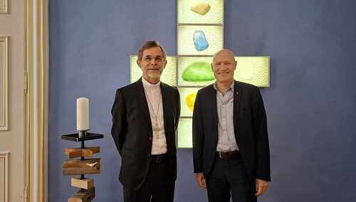 Erzbischof und Superintendent bekräftigen Zusammenarbeit