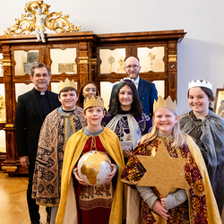 Sternsinger bei eEBS Grünwidl / Erzdiözese Wien/ Schönlaub, Stephan Schönlaub